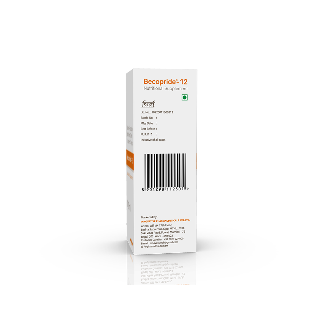 Becopride-12 Syrup 100 ml - Image 4