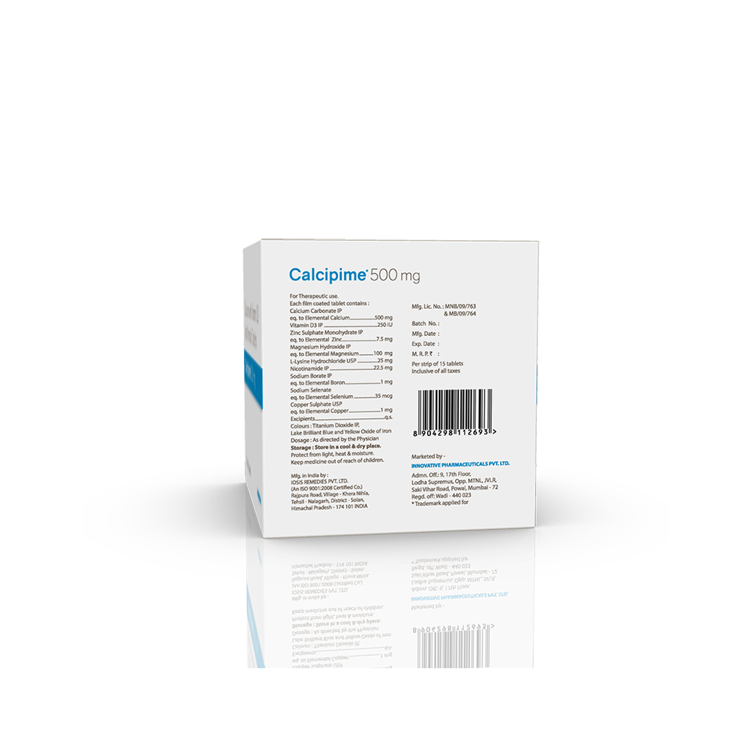 Calcipime 500 mg Tablets - Image 3
