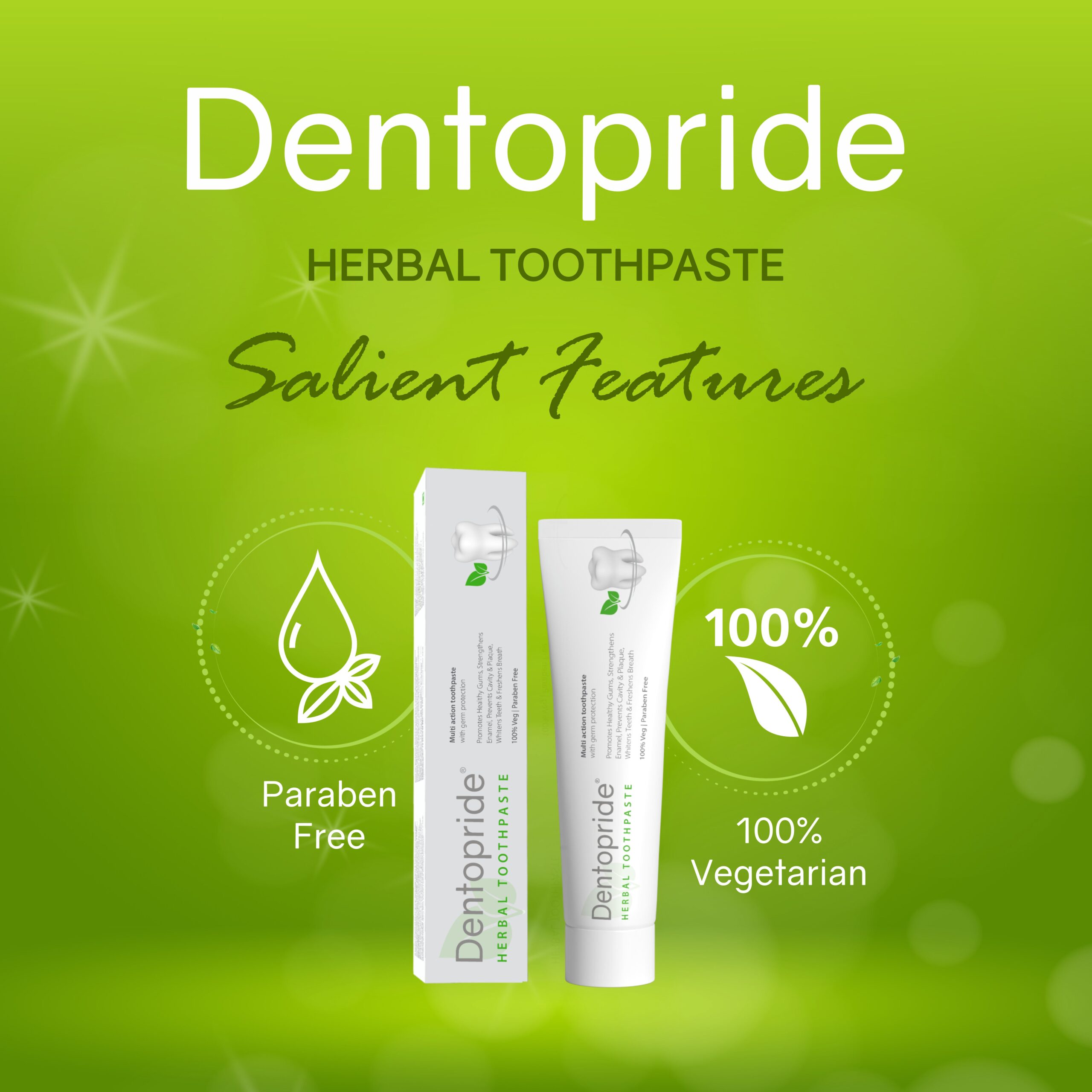 Dentopride Herbal Toothpaste 100 gm - Image 5