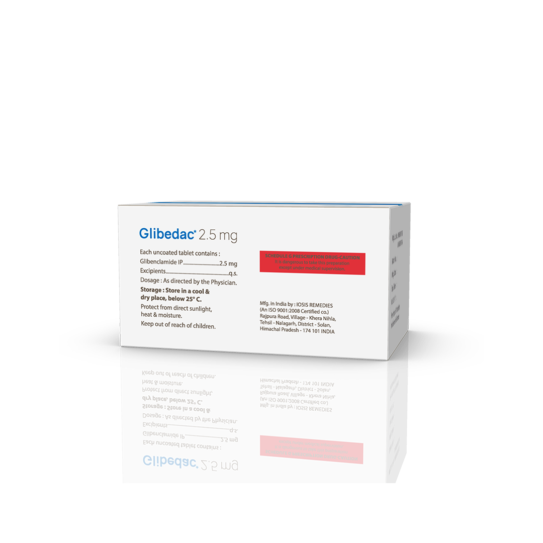 Glibedac 2.5 mg Tablets - Image 5
