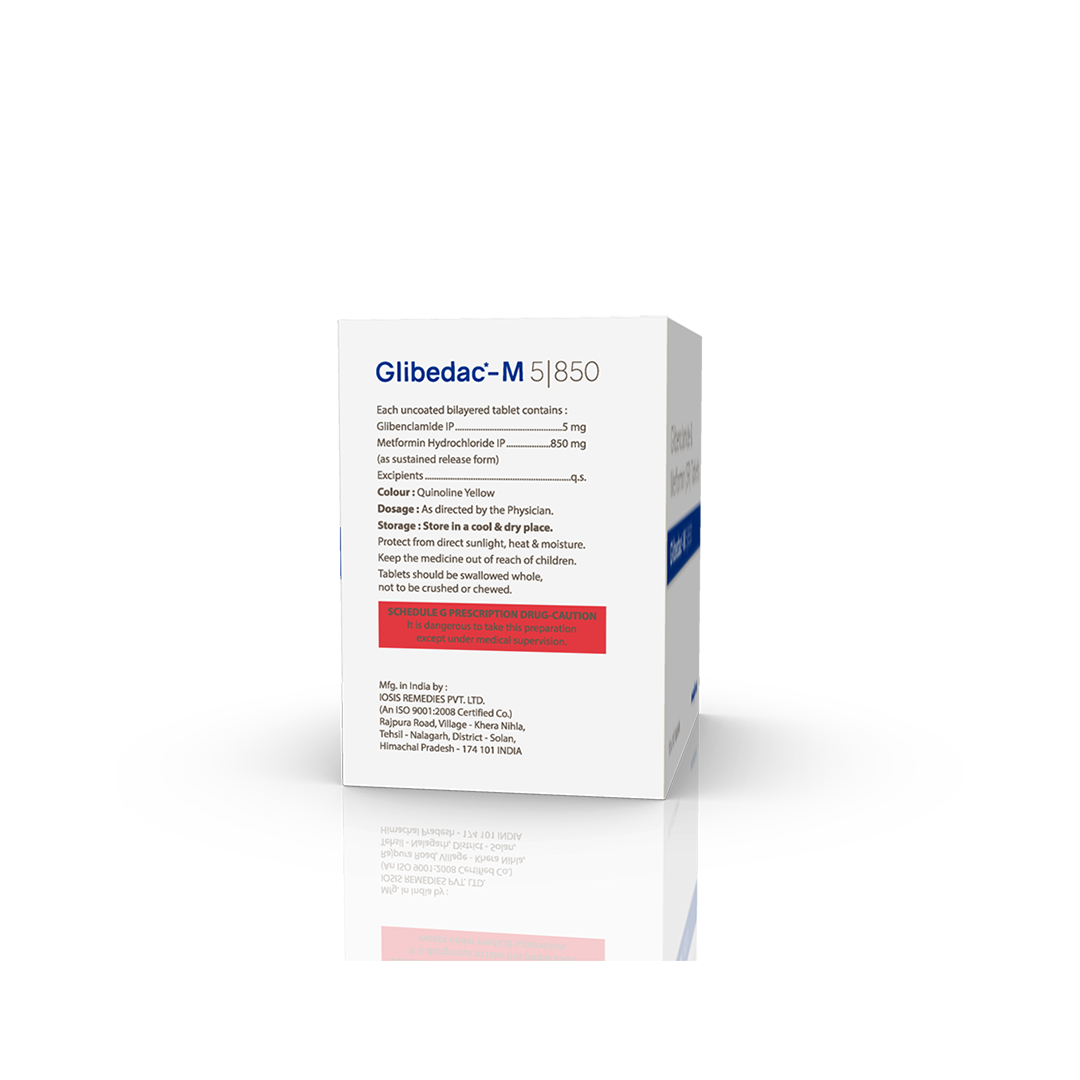 Glibedac-M 5 | 850 Tablets - Image 4