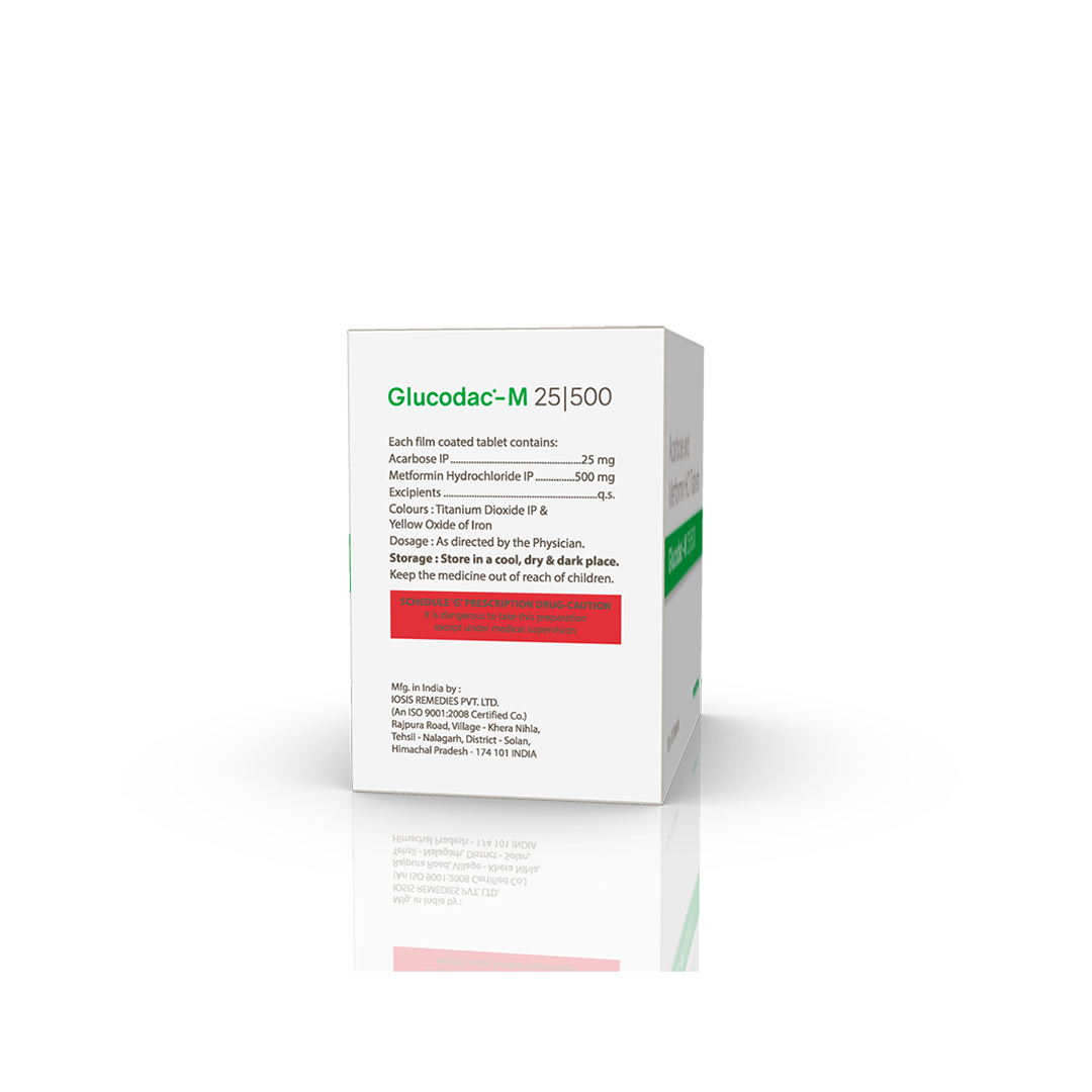 Glucodac-M 25 | 500 Tablets - Image 4
