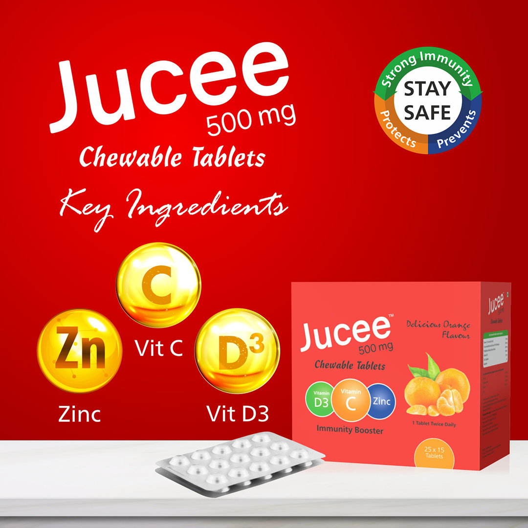 Jucee 500 mg Chewable Tablets (Orange) - Image 6