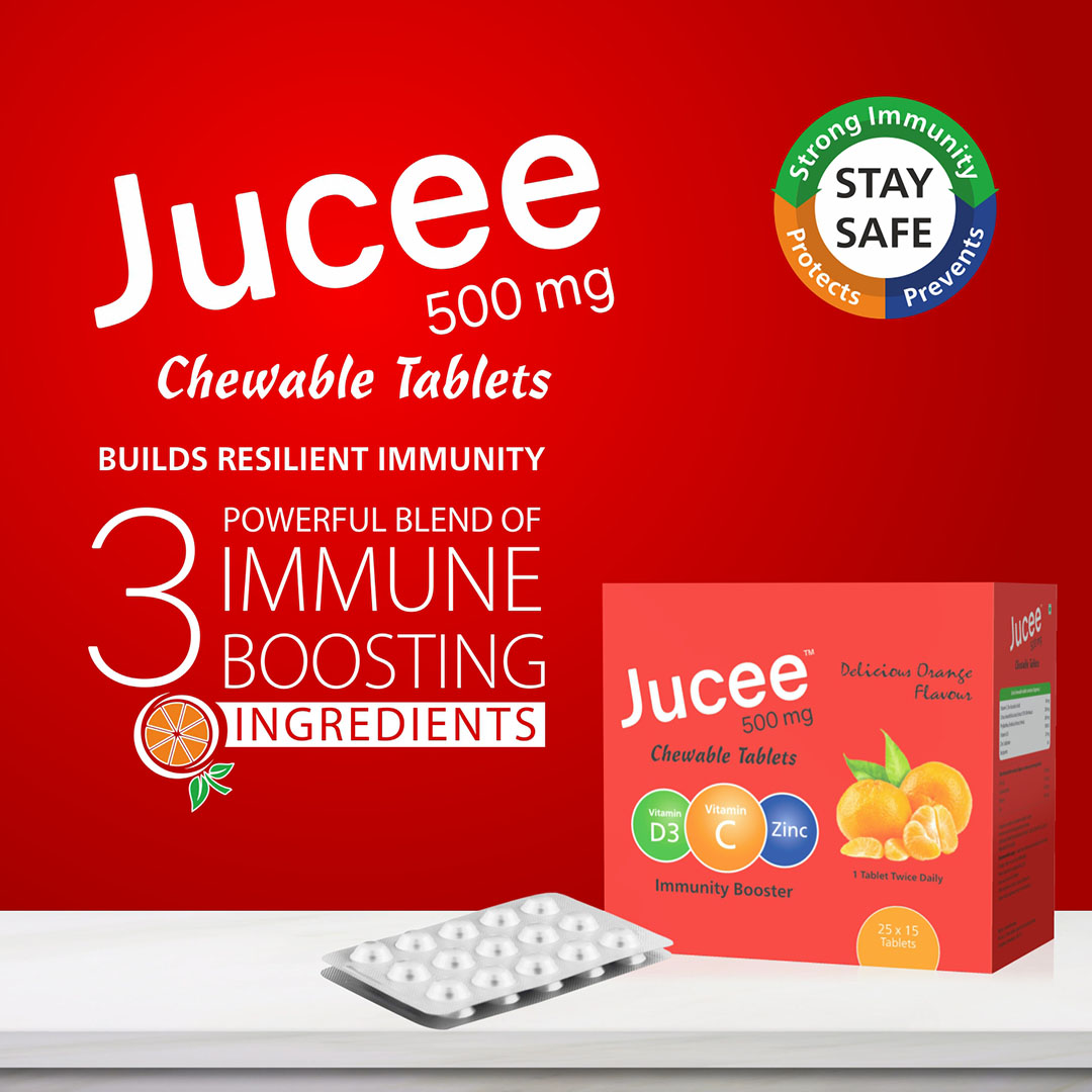 Jucee 500 mg Chewable Tablets (Orange) - Image 5