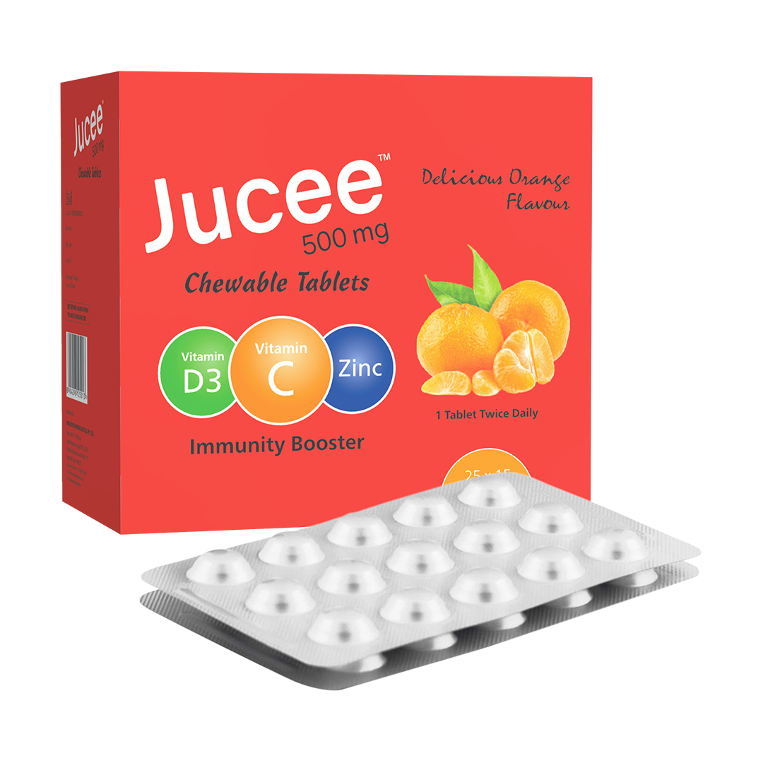 Jucee 500 mg Chewable Tablets (Orange)