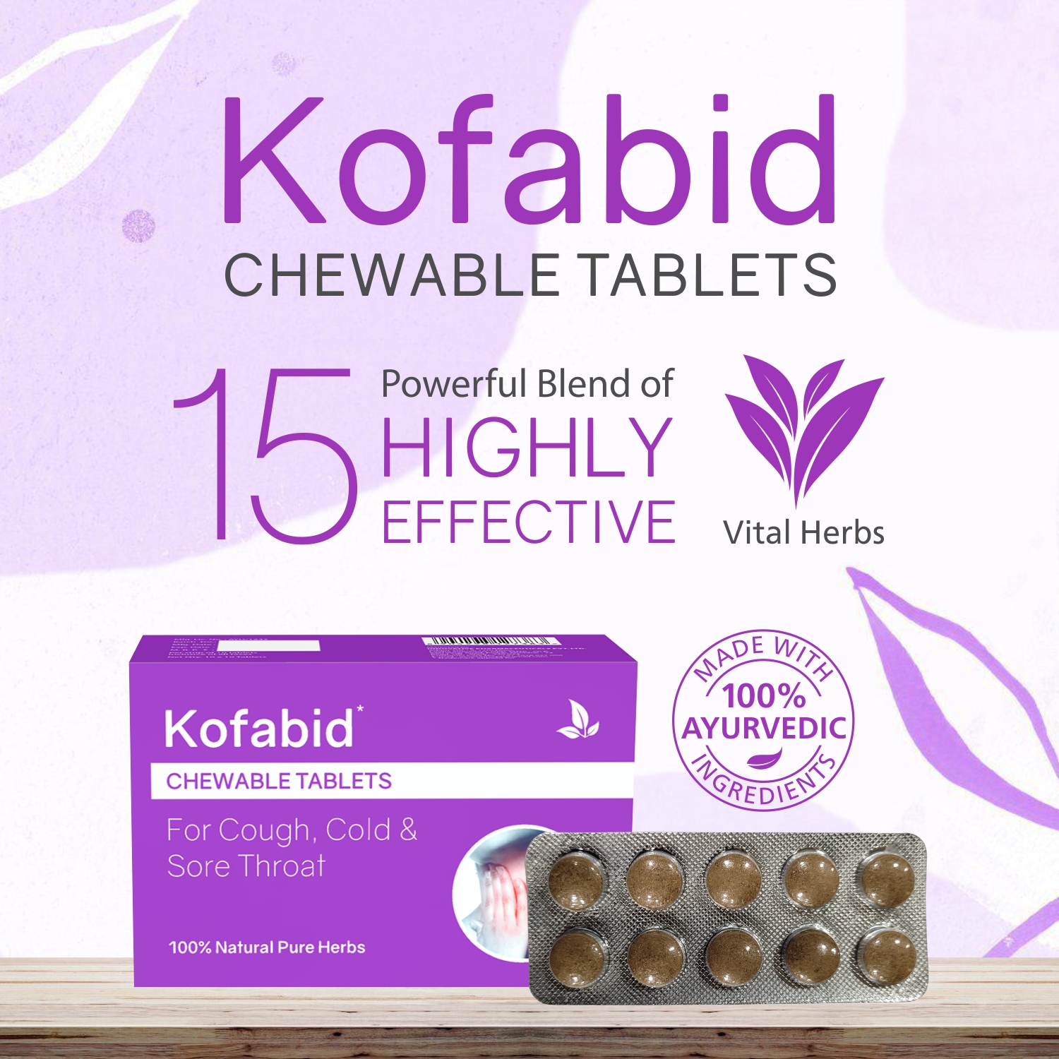 Kofabid Chewable Tablets - Image 2
