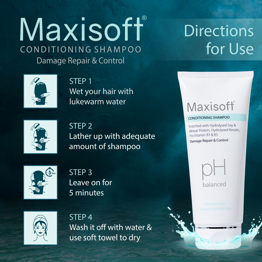 Maxisoft Conditioning Shampoo 200 ml - Image 6