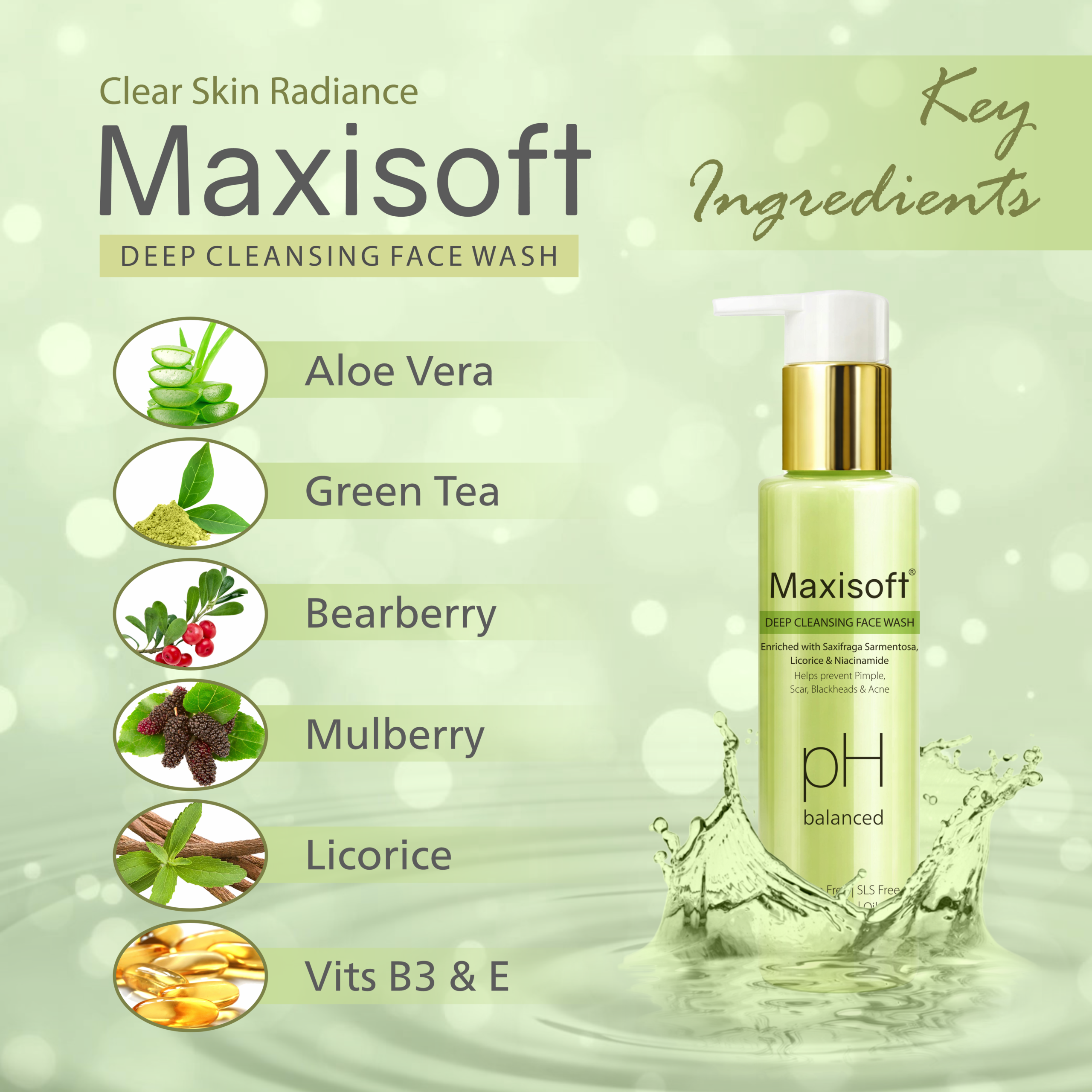 Maxisoft Deep Cleansing Face Wash - Image 3