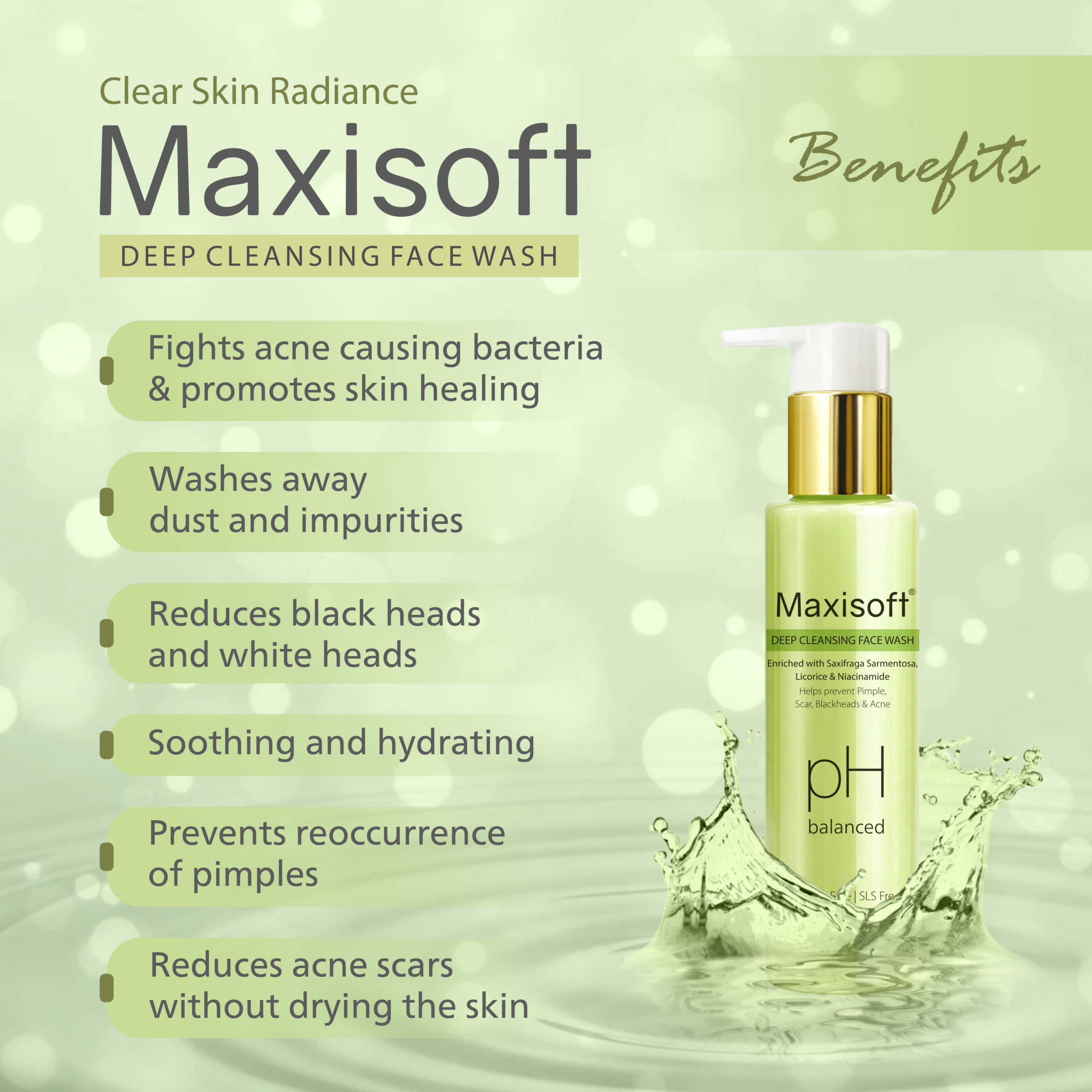 Maxisoft Deep Cleansing Face Wash - Image 4