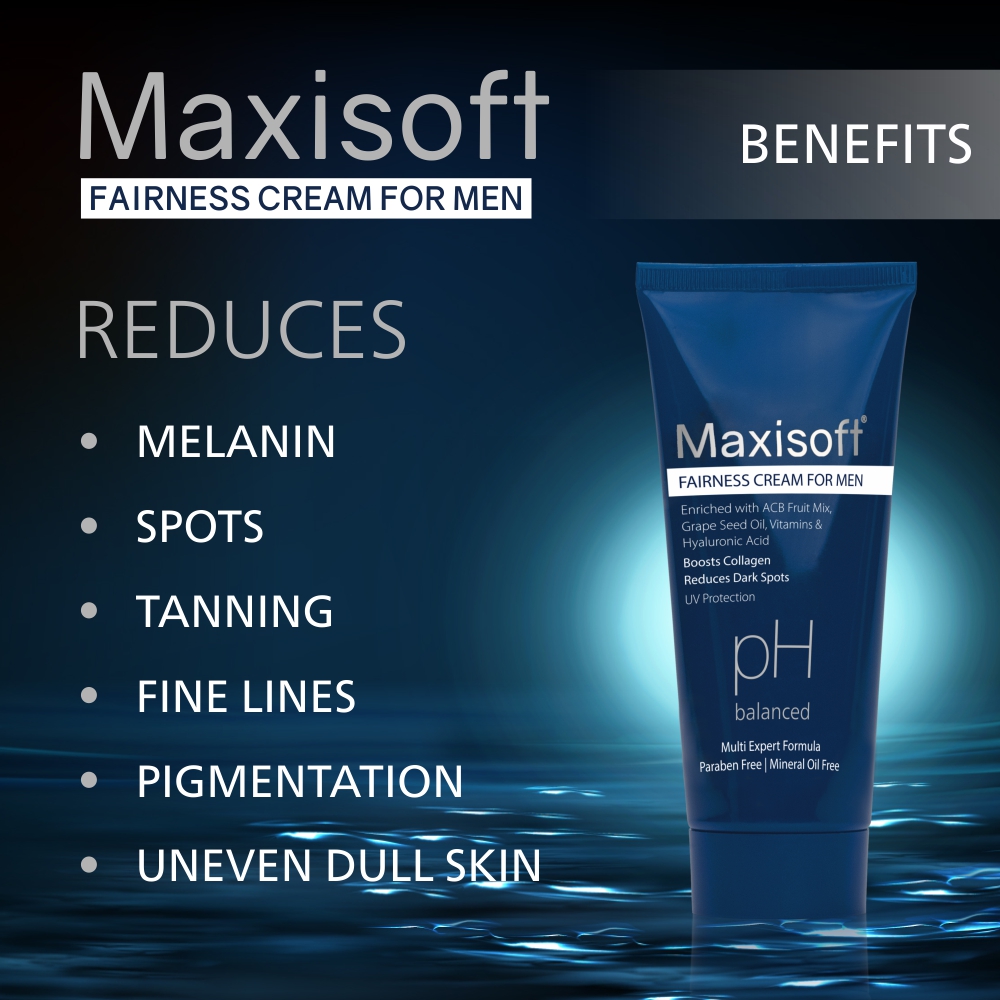 Maxisoft Fairness Cream For Men - Image 5