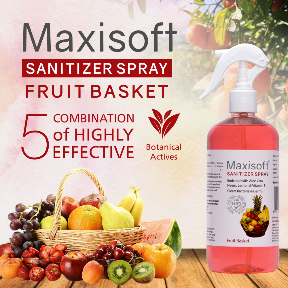Maxisoft Hand Sanitizer (Spray) Fruit Basket 500 ml - Image 2