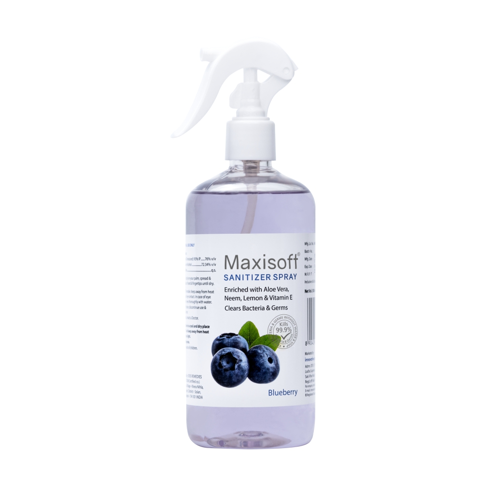 Maxisoft Hand Sanitizer (Spray) Blueberry 500 ml