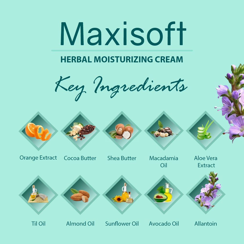 Maxisoft Herbal Moisturizing Cream - Image 3