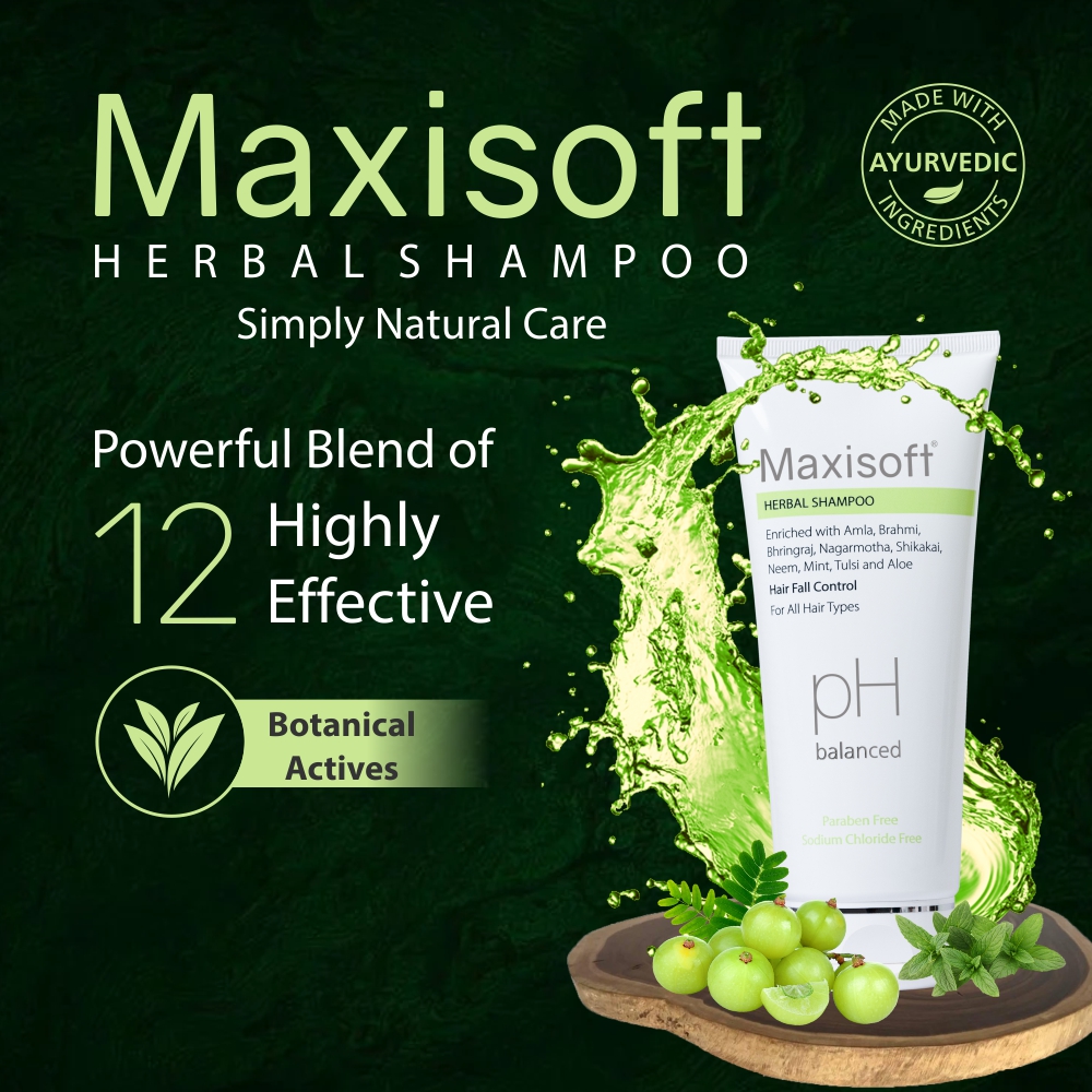 Maxisoft Herbal Shampoo 200 ml - Image 2