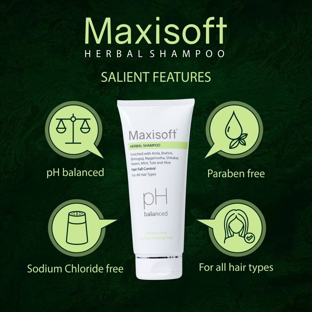 Maxisoft Herbal Shampoo 200 ml - Image 5