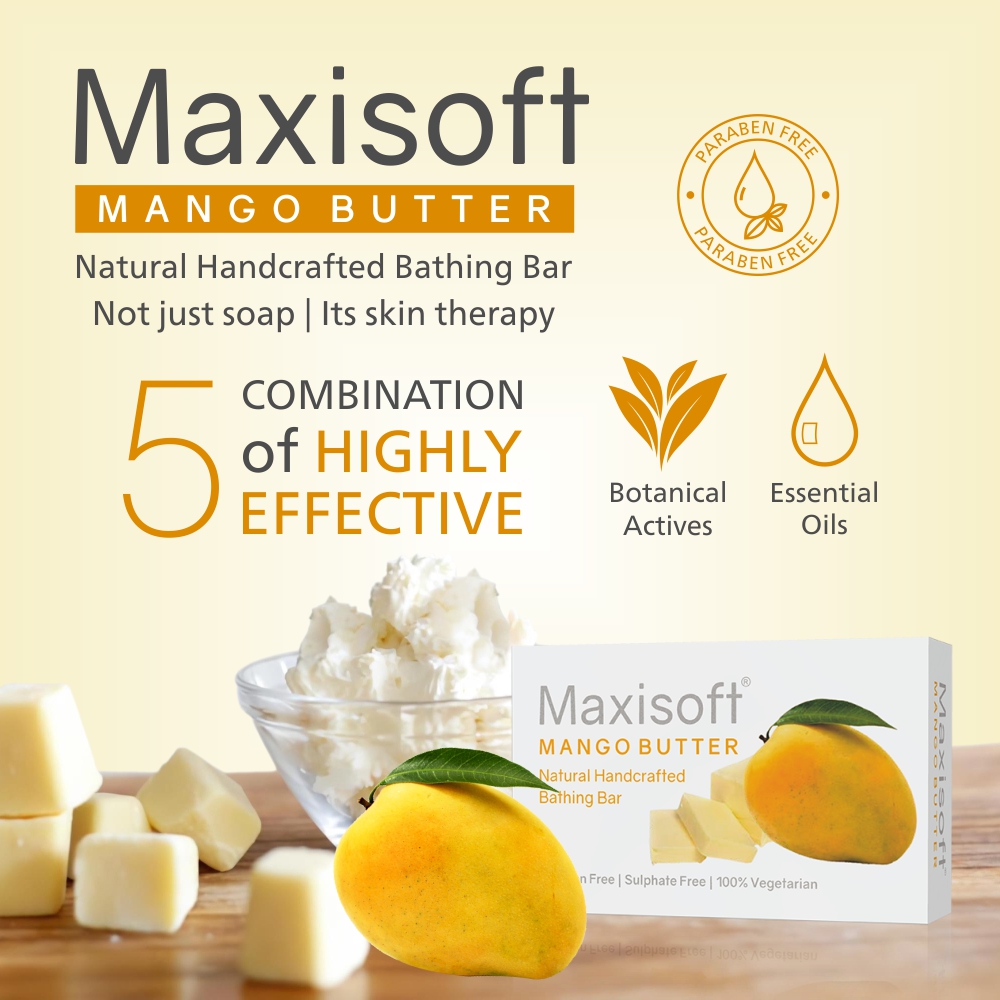 Maxisoft Mango Butter Bathing Bar - Image 2