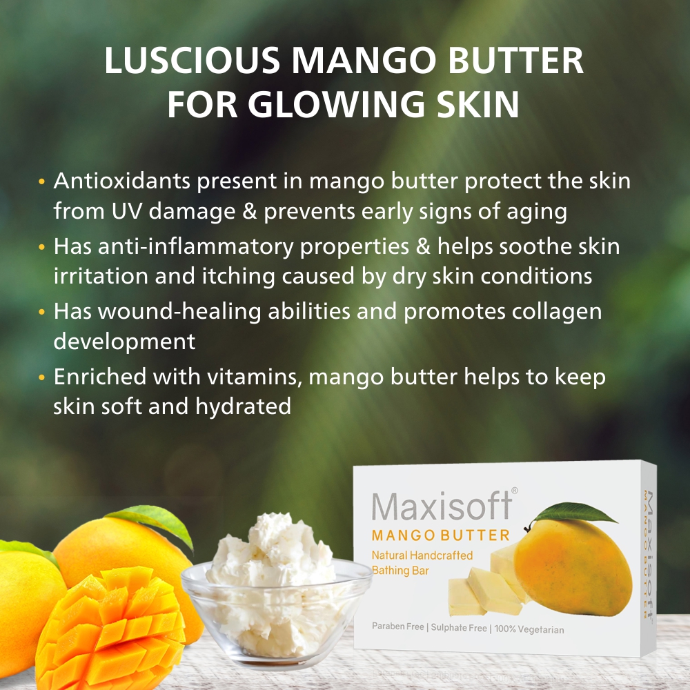Maxisoft Mango Butter Bathing Bar - Image 4