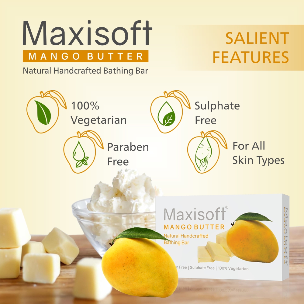 Maxisoft Mango Butter Bathing Bar - Image 6