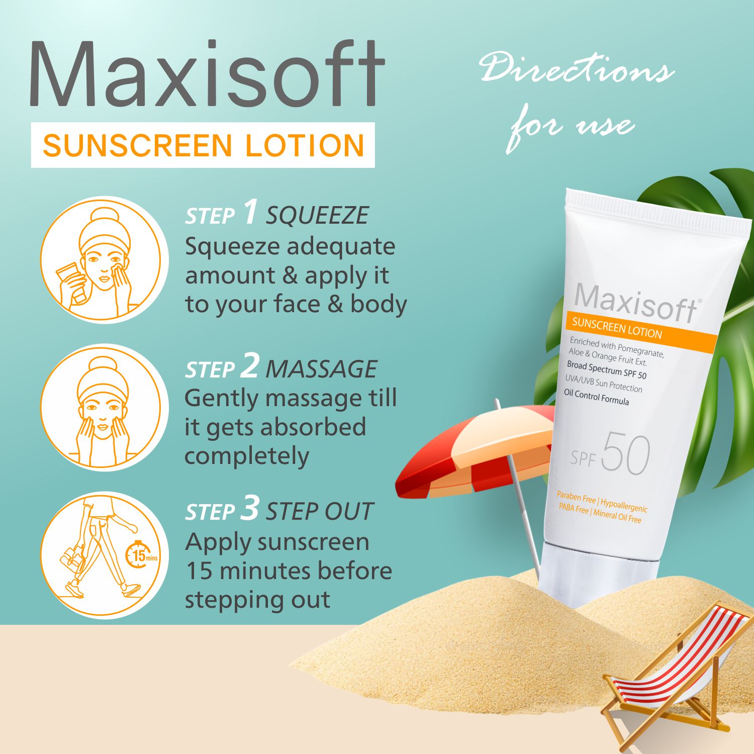 Maxisoft Sunscreen Lotion (SPF 50) - Image 6
