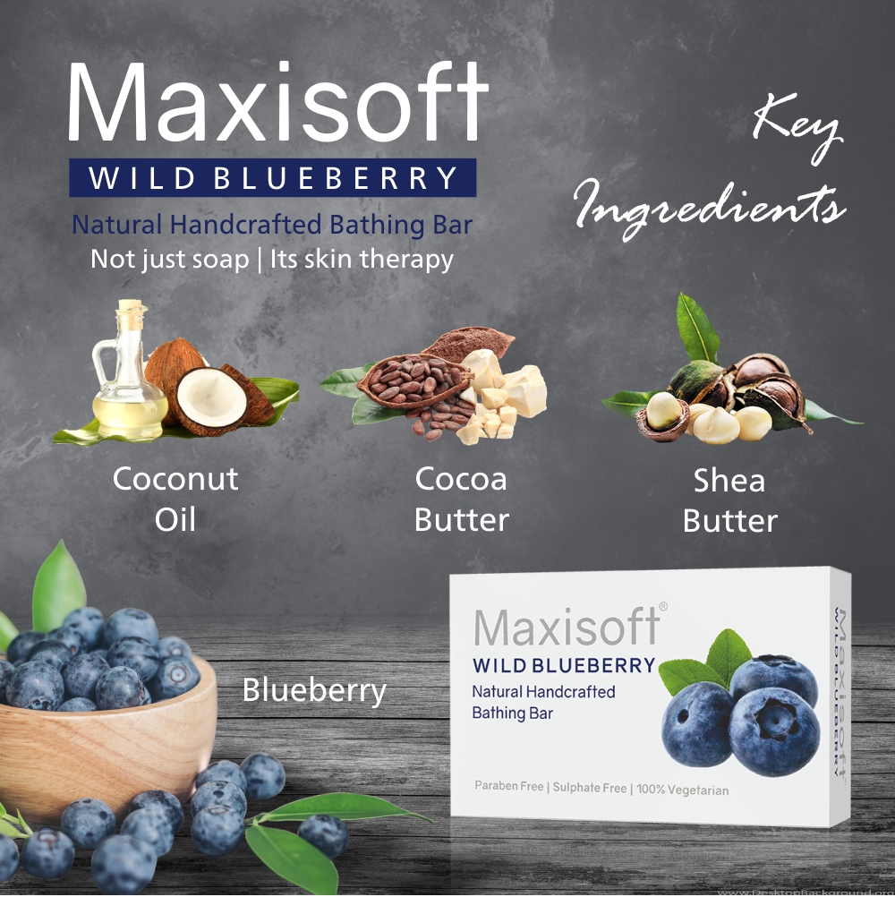 Maxisoft Wild Blueberry Bathing Bar - Image 3