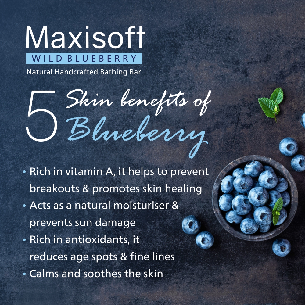 Maxisoft Wild Blueberry Bathing Bar - Image 4
