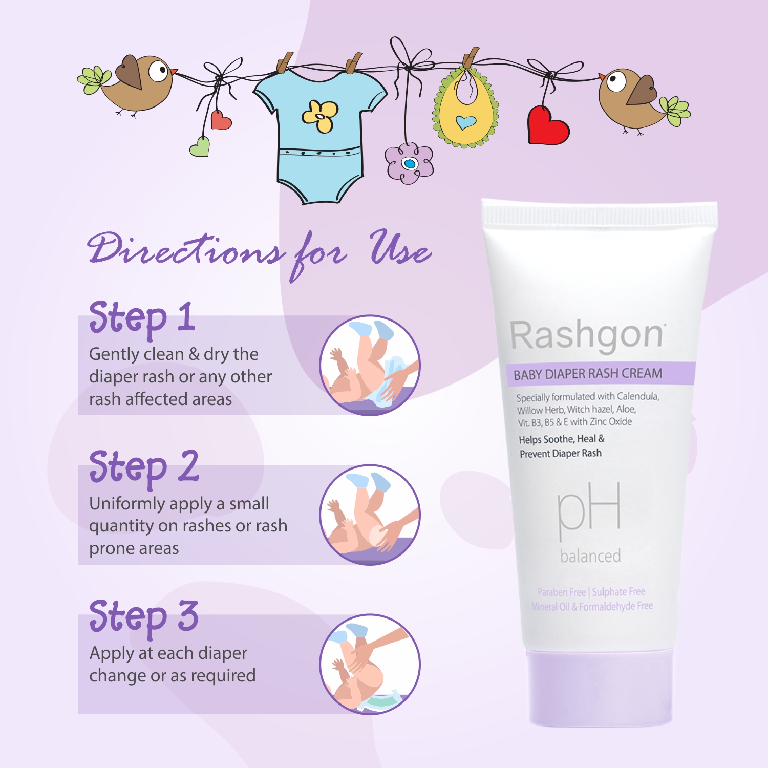 Rashgon Baby Diaper Rash Cream - Image 6