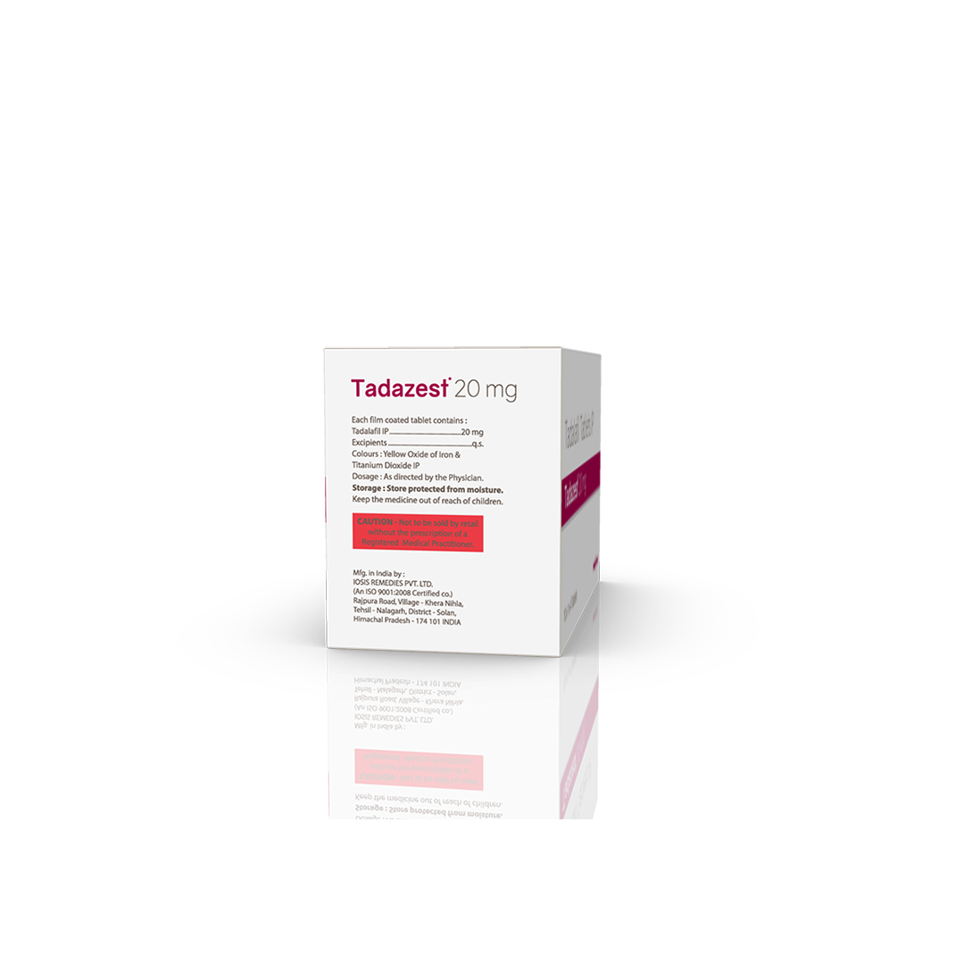 Tadazest 20 mg Tablets - Image 5