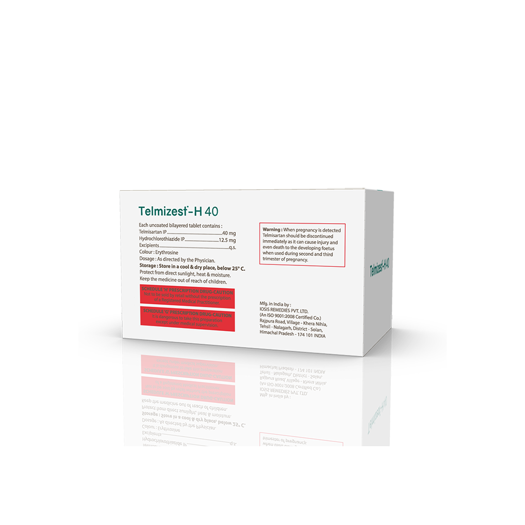 Telmizest-H 40 Tablets - Image 5
