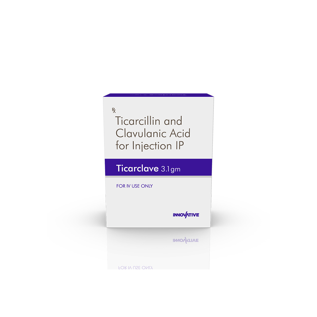 Ticarclave 3.1 gm Injection