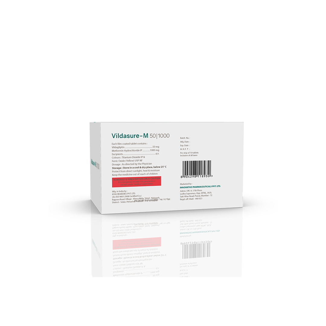 Vildasure-M 50 | 1000 Tablets - Image 4