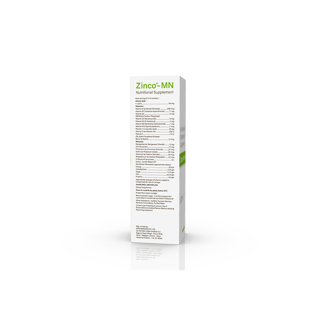Zinco-MN Syrup 300 ml (Nutra) - Image 5